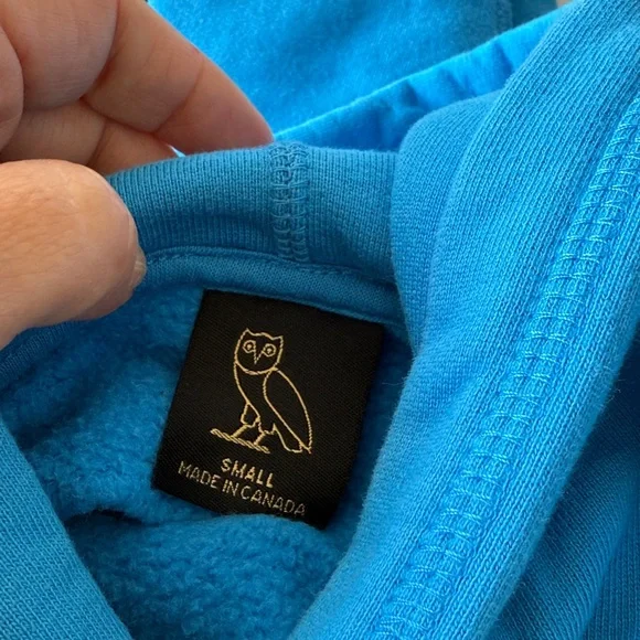 OVO in very good condition Blue Hoodie with Owl Logo